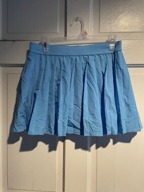 Pleated Light Blue Women’s Skirt